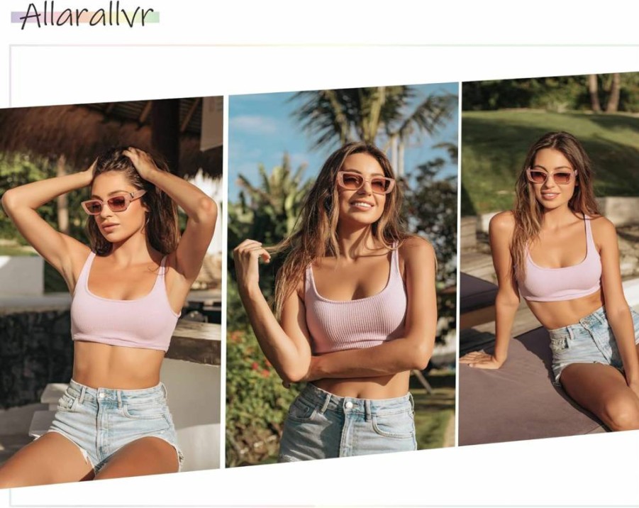 Allarallvr Retro Y2K Square Sunglasses for Women - 90s Vintage Classic Shades AR82037 Trendy Oversized Rectangle Sunglasses