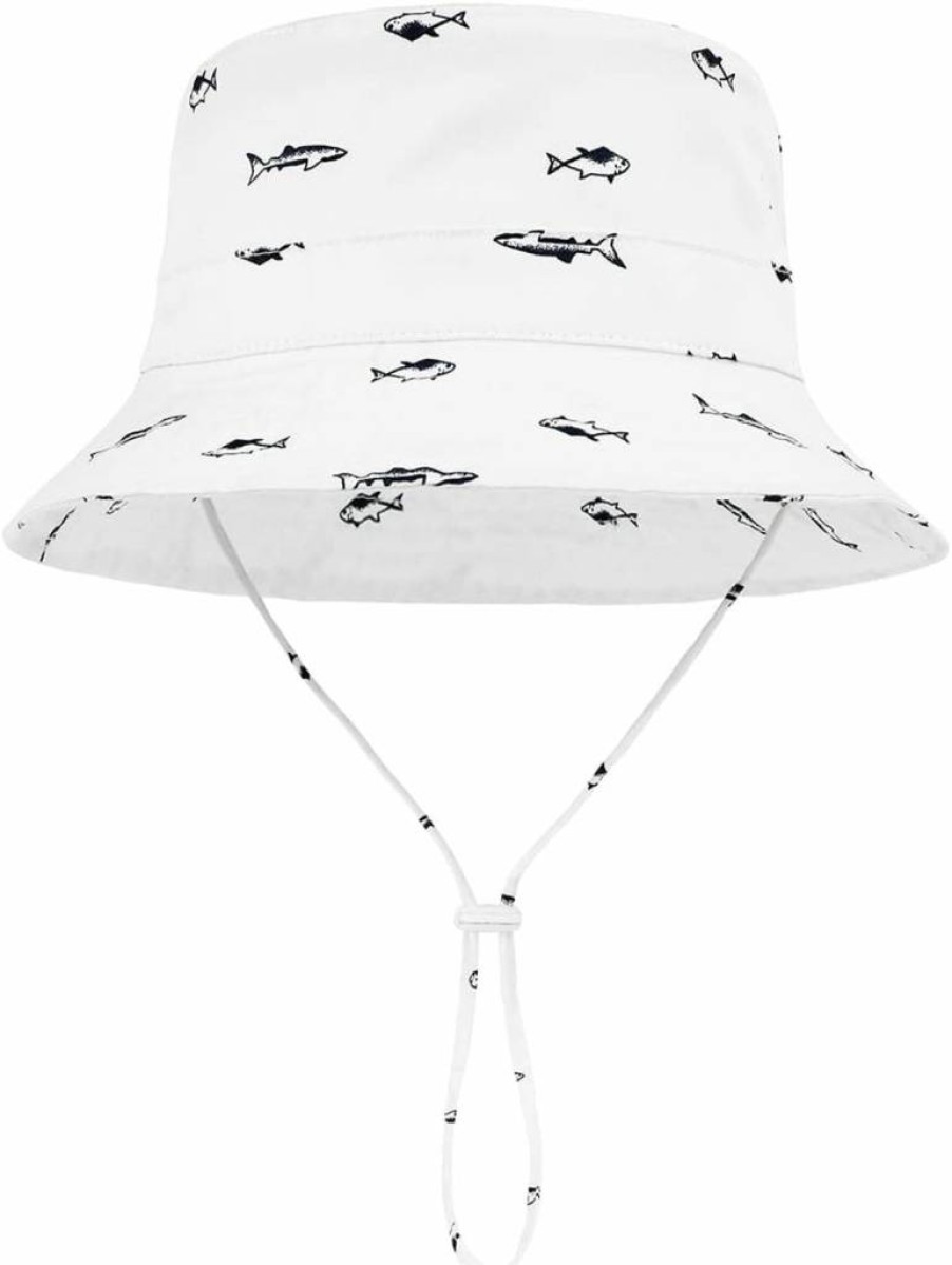 Komorebi UPF 50+ Baby Sun Hat Wide Brim Bucket Hat for Toddler Boys Girls Summer Beach Outdoor Play Sun Protective