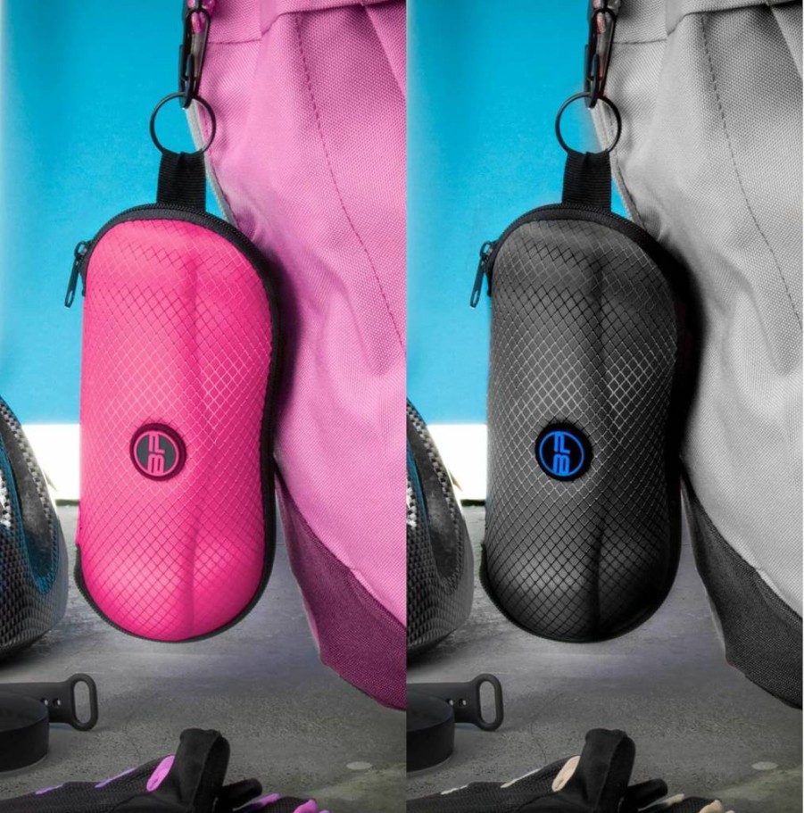BLUPOND Sunglasses Case with Metal Hook - Semi Hard EVA Shell, Belt Clip, Portable Eyewear Storage for Sun Glasses
