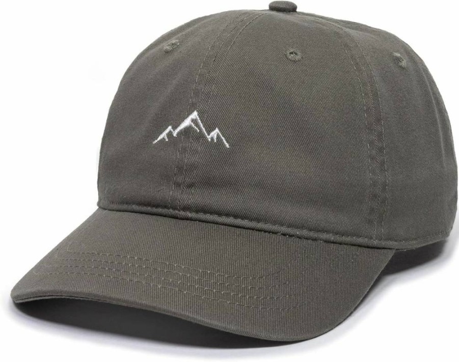 Outdoor Cap Mountain Dad Hat - Soft Cotton Unstructured Adjustable Outdoor Cap for Men