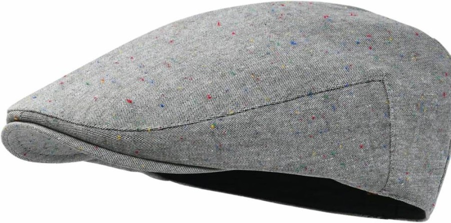 STARANCE Men's Cotton Ivy Cap 1920s Gatsby Newsboy Hat Summer Lightweight Driving Scally Cap for Men