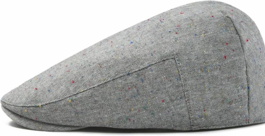 STARANCE Men's Cotton Ivy Cap 1920s Gatsby Newsboy Hat Summer Lightweight Driving Scally Cap for Men