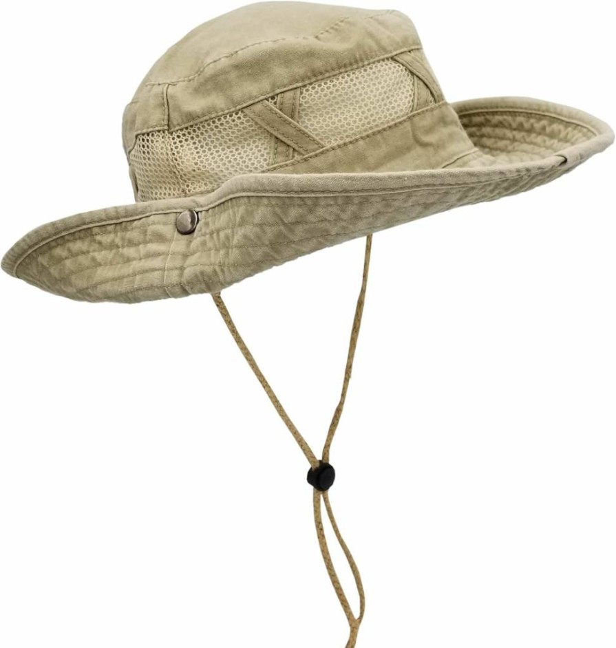 Winterlace Outdoor Boonie Sun Hat for Men & Women - Military Camo Floppy Cap for Hiking, Camping, Fishing, and Summer Activities