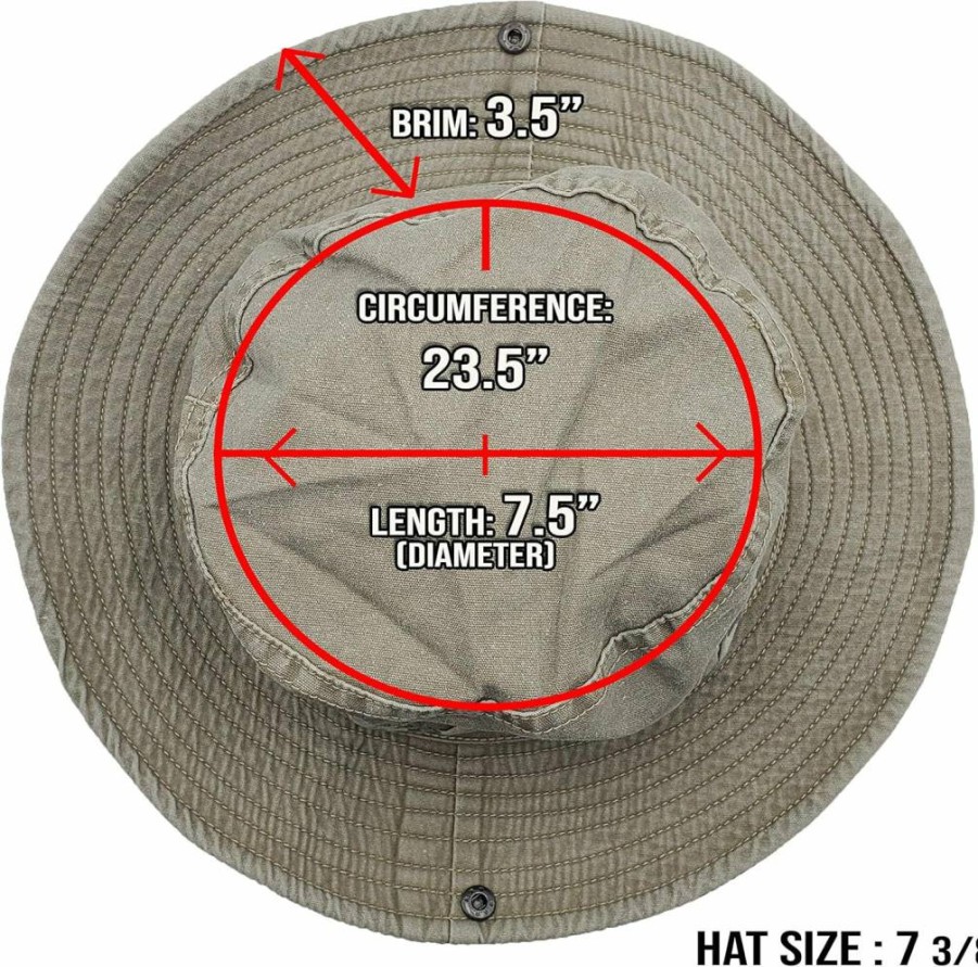 Winterlace Outdoor Boonie Sun Hat for Men & Women - Military Camo Floppy Cap for Hiking, Camping, Fishing, and Summer Activities