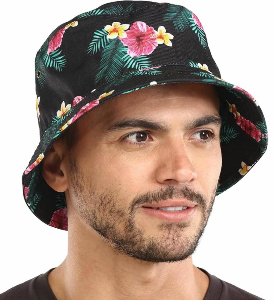 Tough Headwear Summer Bucket Hat for Women & Men – UV Protection Fisherman Beach Sun Hat