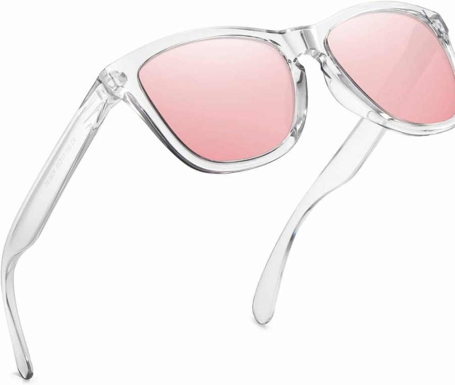 ELITERA Polarized Sunglasses for Women & Men - Retro Mirror Lens UV400 Protection for Driving, Fishing, Outdoor Activities