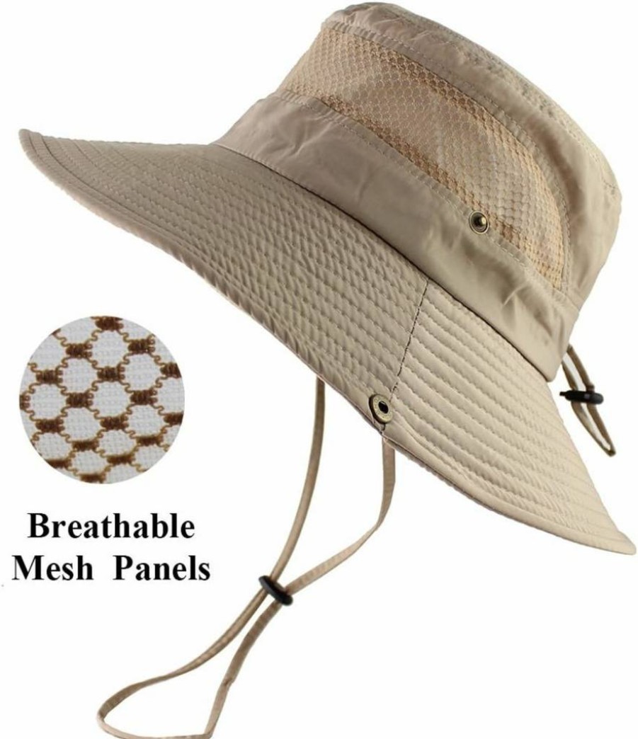 CAMOLAND Men's Wide Brim Sun Hat for Fishing & Outdoor UV Protection
