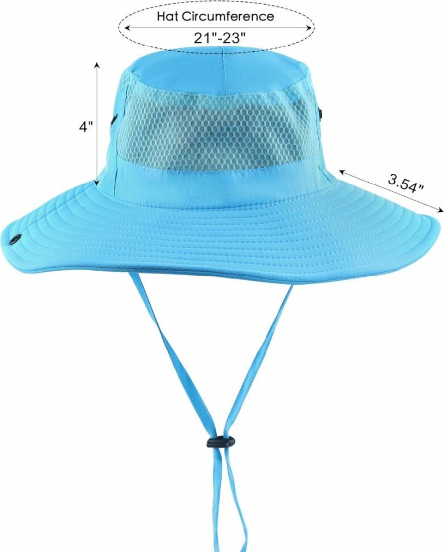 Mukeyo Women's UPF50 Sun Hat Wide Brim Foldable Ponytail Bucket Hat for Summer Beach Travel Fishing UV Protection Mesh Design