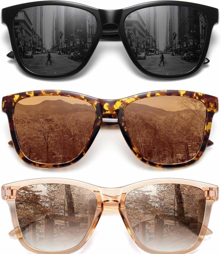 MEETSUN Retro Polarized Sunglasses for Women & Men - UV400 Protection, Classic Trendy Designer Style
