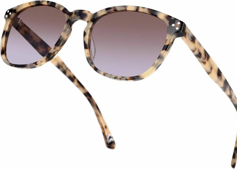 Bircenpro Women's Polarized Sunglasses UV400 Protection - Trendy Large Acetate Frame Fashion Shades BC2110