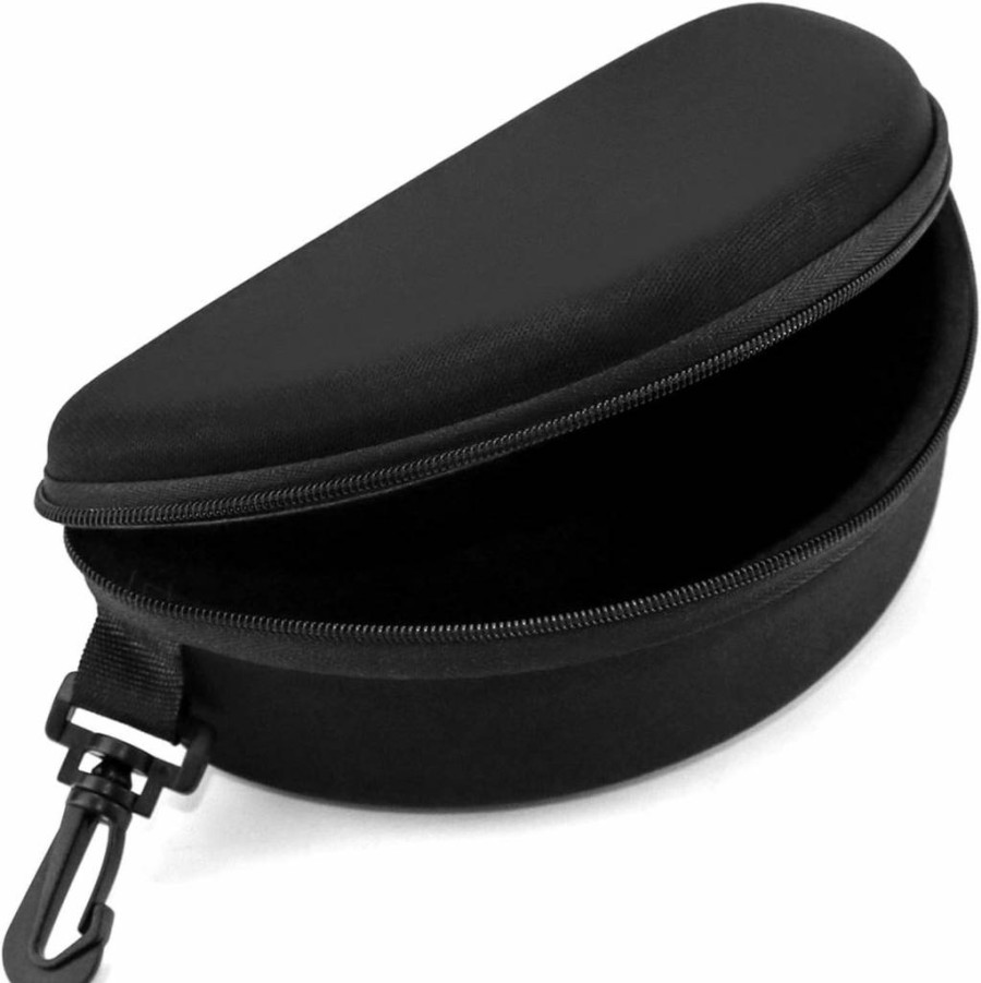 QWORK Sports Glasses Case - Durable Snowboard Goggles Storage Box, Protective Eyewear Holder for Ski, Cycling, and Outdoor Activities (1-Piece)