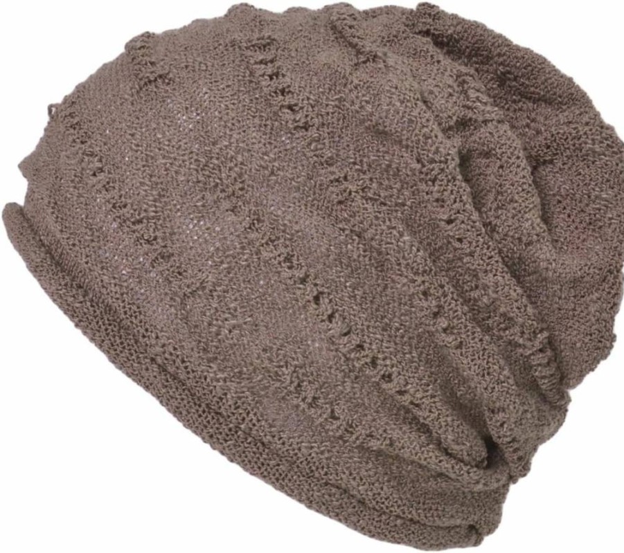 CHARM Lightweight Cotton Slouchy Beanie Hat for Men & Women - Summer Casual Stretchy Cap