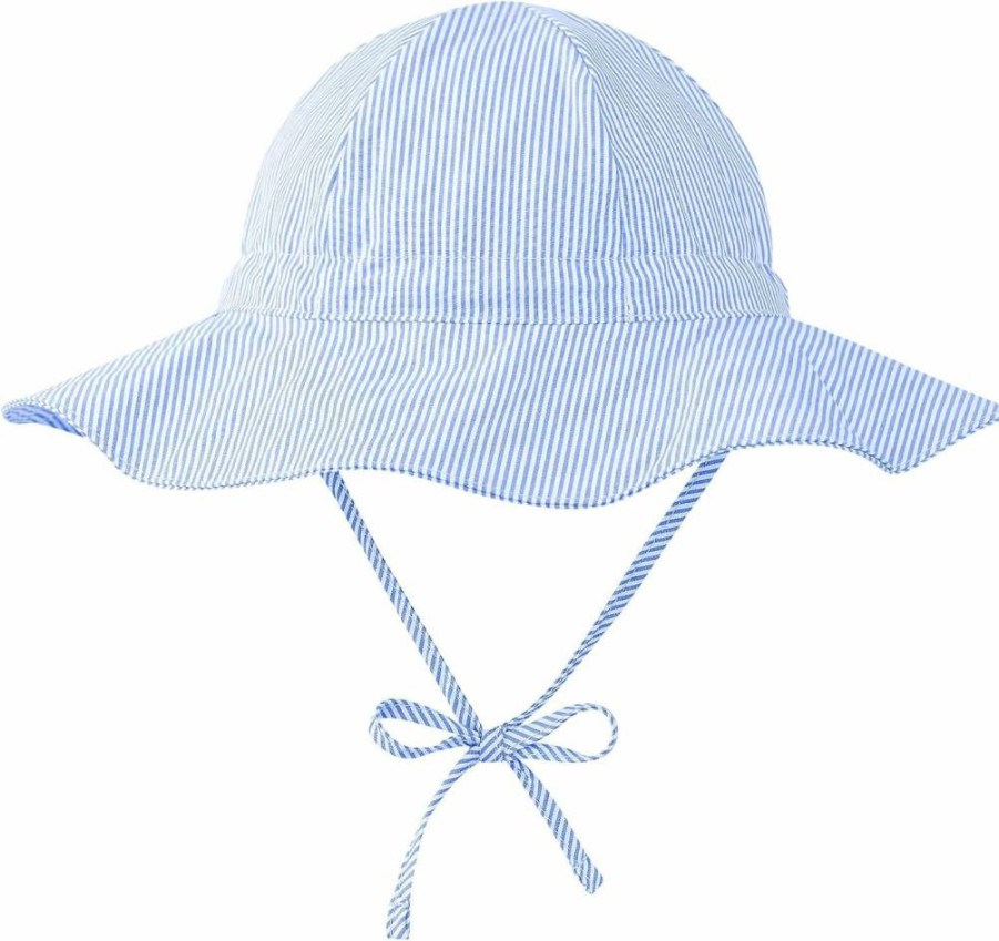 Zando UPF 50+ Baby Sun Hat for Boys & Girls 0-4T - Wide Brim Toddler Bucket Hat for Beach & Outdoor Sun Protection