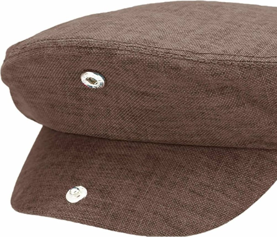 Epoch Men's Linen Ivy Cap Gatsby Summer Newsboy Hat Flat Cap for Men
