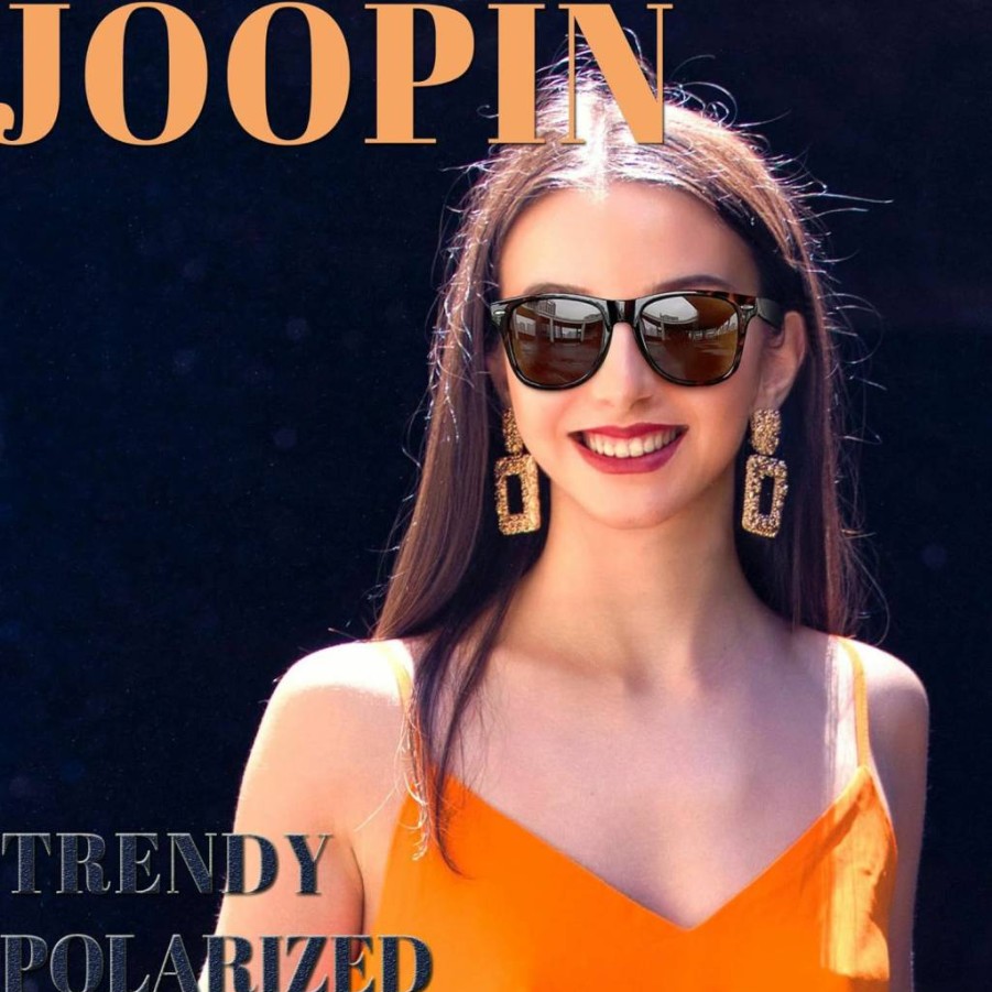 Joopin Polarized Square Sunglasses for Men & Women - UV Protection Trendy Designer Shades