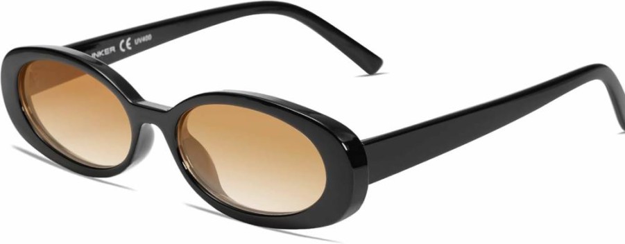 VANLINKER VL9580 Retro 90s Oval Sunglasses for Women & Men – Polarized Small Frame Vintage Style