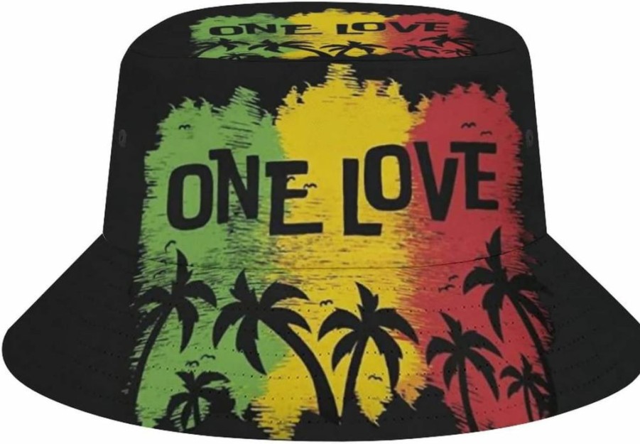 SUYXKOP Reggae Rasta Bucket Hat for Men & Women - Lightweight Packable Summer Beach Sun Hat for Outdoor Travel & Vacation