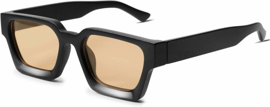 VANLINKER Retro Chunky Square Sunglasses for Men & Women – UV400 Protection, Rectangle Frame Shades (VL9731)