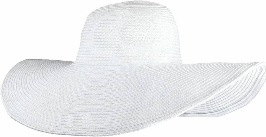 CHIC DIARY Women's Wide Brim Straw Sun Hat UPF 50+ Floppy Beach Hat for Summer Outdoor Fashion