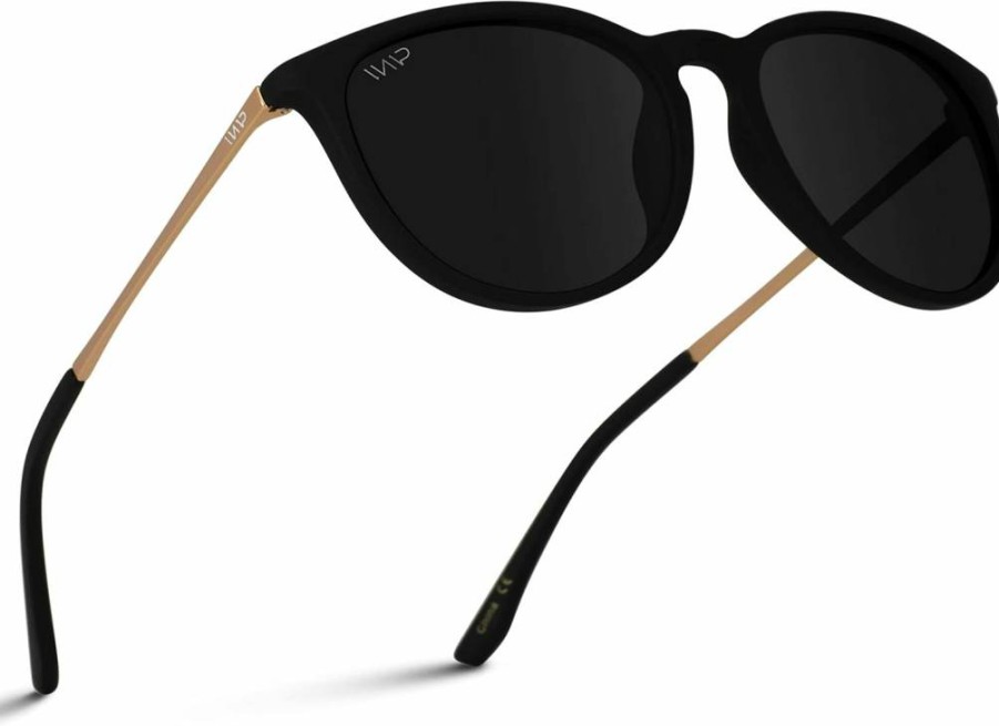 WearMe Pro Polarized Retro Sunglasses for Women - UV Protection Round Lens Vintage Style Fashion Shades