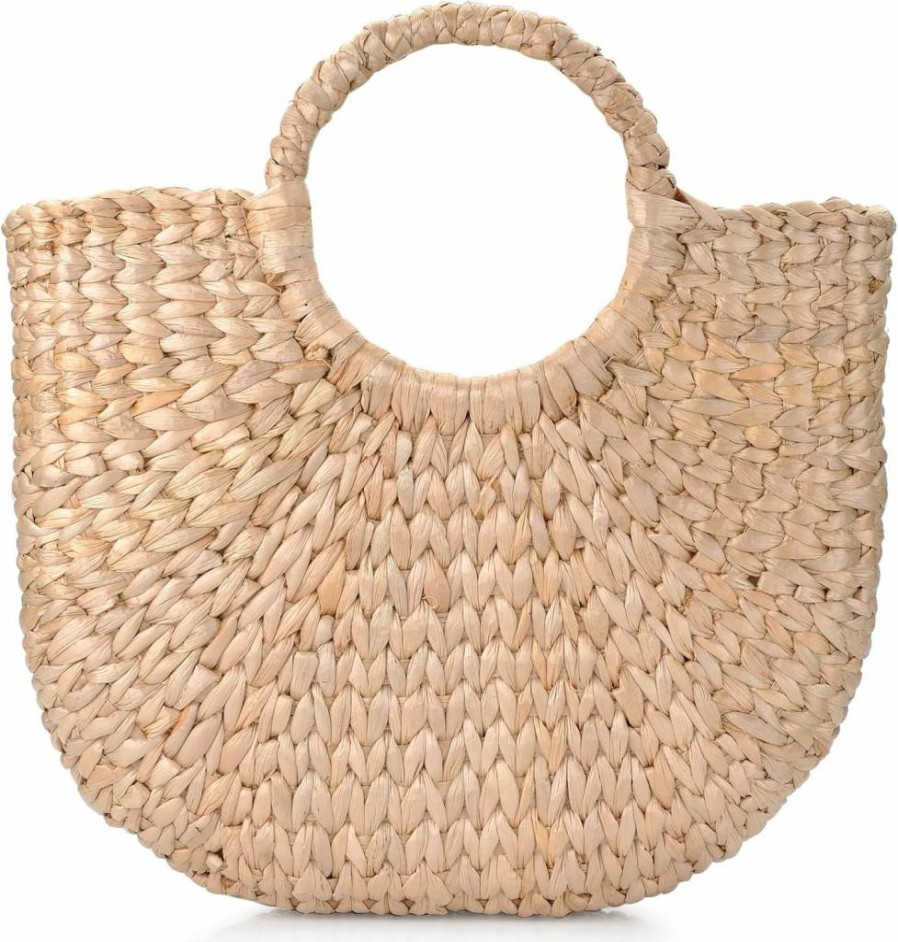 DOKOT Woven Straw Beach Tote Bag for Women - Summer Handbag, Lightweight & Eco-Friendly
