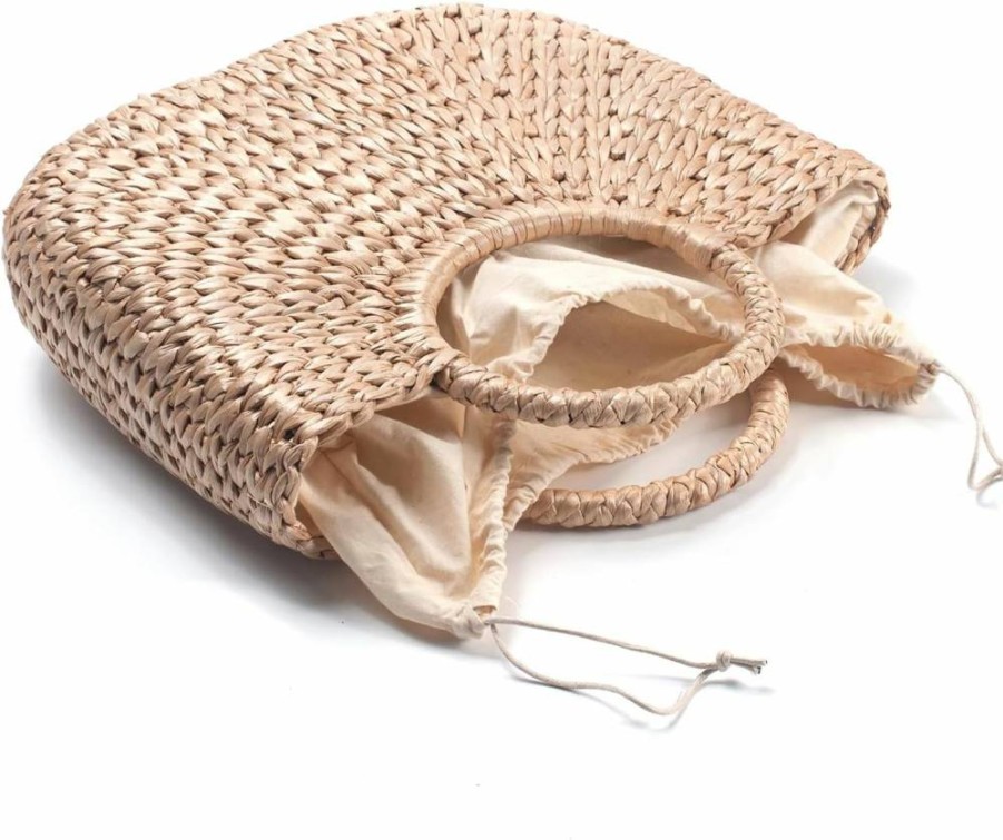 DOKOT Woven Straw Beach Tote Bag for Women - Summer Handbag, Lightweight & Eco-Friendly