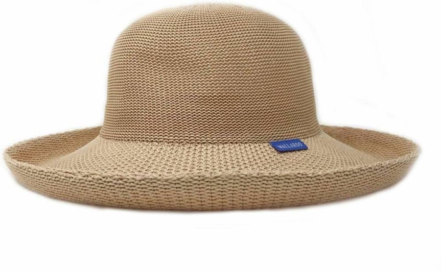 Wallaroo Hat Company Women's Victoria Packable Sun Hat - Adjustable Wide Brim Lightweight Beach Hat for Summer