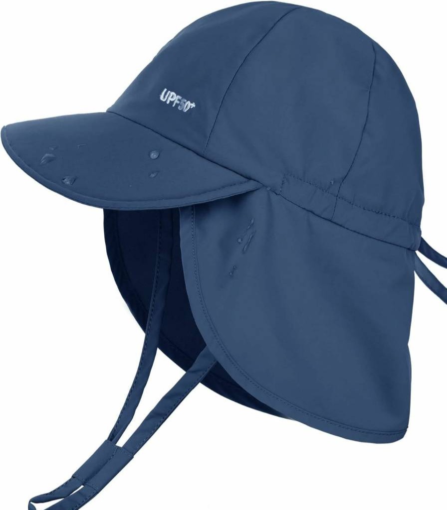 FURTALK UPF 50+ Baby Sun Hat with Adjustable Neck Flap for Boys & Girls - Summer Beach Travel Swim Hat for Infants & Toddlers