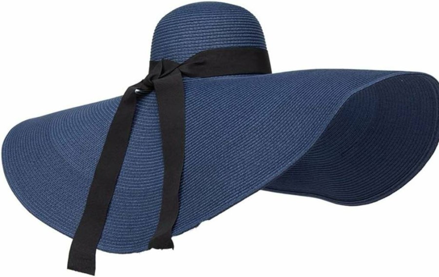 Molodo Women's Reversible Wide Brim Bucket Hat - UPF Sun Protection Packable Summer Beach Hat